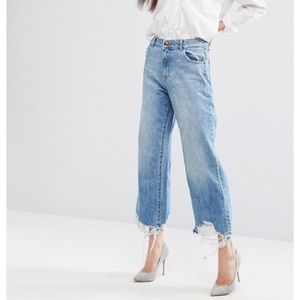 DL1961 Hepburn High Rise Wide Leg Jeans